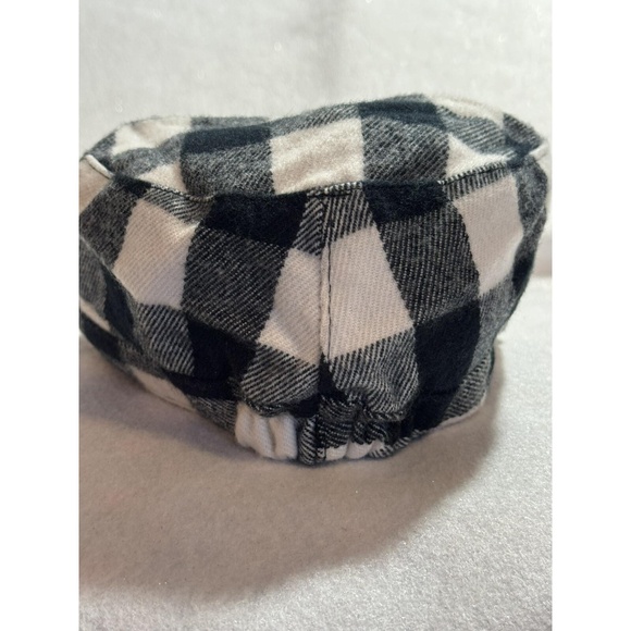 Womans Flannel Disney Parks Cadet Style Hat One Size Fits Most With Mickey - Picture 6 of 8